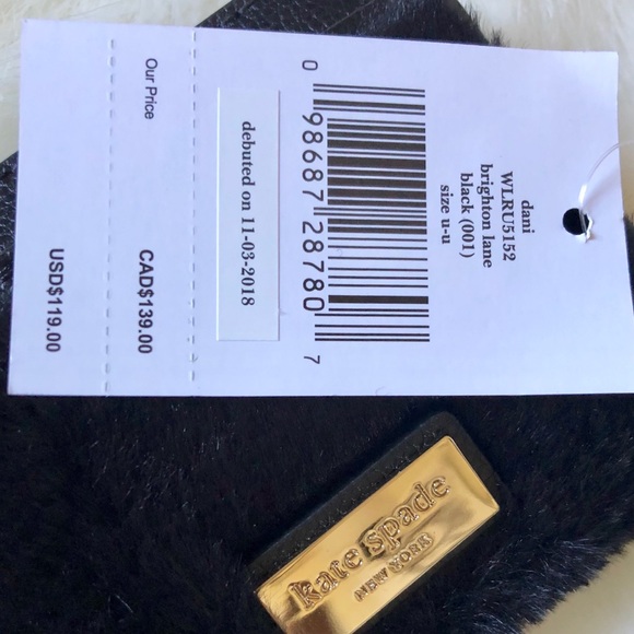 Kate Spade Faux Fur Kitty 🐱 Wallet - Picture 4 of 4